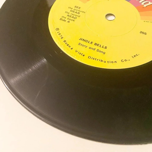 Vintage  1976 Jingle Bells Little Golden Book 7 Inch Record - Picture 16 of 16